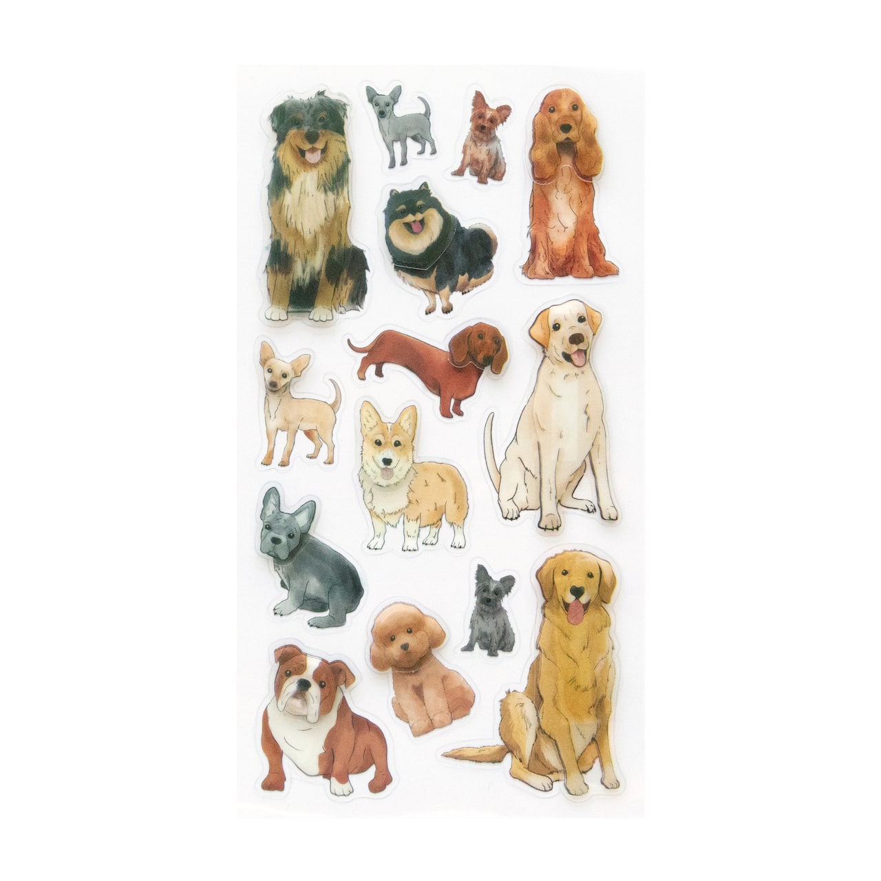 12 Pack: Dog Breeds Dimensional Stickers by Recollections™